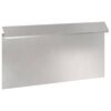 vidaXL Plaňka na &scaron;neky 50 x 3,5 x 25 cm Nerezov&aacute; ocel Stř&iacute;brn&aacute;