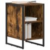 vidaXL Nočn&iacute; stolek Kouřov&yacute; dub 39,5 x 30 x 50 cm kompozitn&iacute; dřevo