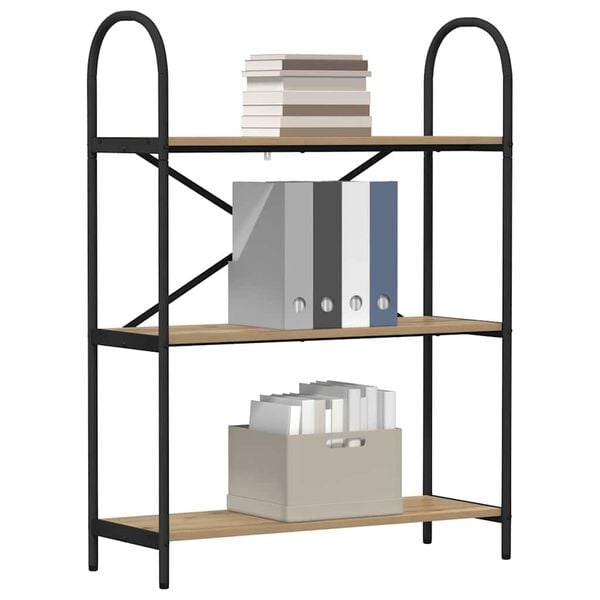 vidaXL Knihovna Artisanov&yacute; dub 80 x 30 x 109 cm Kompozitn&iacute; dřevo