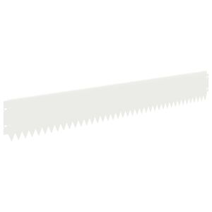 vidaXL Okraj tr&aacute;vn&iacute;ku 20 pcs 103 x 15 cm Ocel B&iacute;l&aacute;