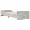 vidaXL R&aacute;m postele betonově &scaron;ed&yacute; 90 x 190 cm kompozitn&iacute; dřevo