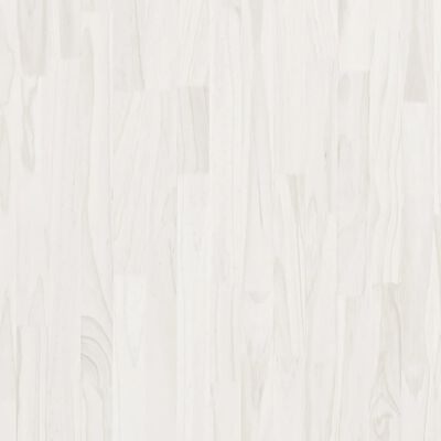 vidaXL Knihovna se 3 policemi bílá 80 x 30 x 105 cm masivní borovice