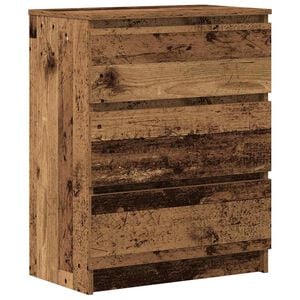 vidaXL Př&iacute;born&iacute;k old wood 60x35x76 cm kompozitn&iacute; dřevo