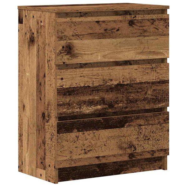 vidaXL Př&iacute;born&iacute;k old wood 60x35x76 cm kompozitn&iacute; dřevo