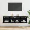 vidaXL Skř&iacute;ňky na TV zeď N&aacute;stěnn&yacute; 2 pcs Čern&yacute; dub 60 x 30 x 30 cm