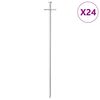 vidaXL Stanov&eacute; kol&iacute;ky 24 ks 29,5 cm &Oslash; 6 mm pozinkovan&aacute; ocel