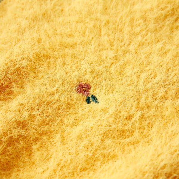 Dětský svetr pletený okrový 92