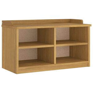 vidaXL Lavice do předsíně SANDNES 87x40x50 cm masivní borovice