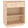 vidaXL Konzolov&aacute; skř&iacute;ňka 60 x 34 x 75 cm masivn&iacute; borov&eacute; dřevo
