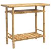 vidaXL Konzolov&yacute; stolek 90 x 37 x 75 cm bambus