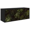 vidaXL N&aacute;stěnn&aacute; TV skř&iacute;ň ELBURG 102 x 33 x 40 cm Čern&yacute; dub