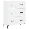 vidaXL Skř&iacute;ň highboard b&iacute;l&aacute; 69,5 x 34 x 180 cm kompozitn&iacute; dřevo