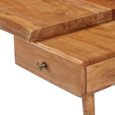 vidaXL Konzolový stolek z masivního akáciového dřeva 115x35x76 cm