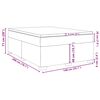 vidaXL Box spring postel s matrac&iacute; tmavě modr&aacute; 140x200 cm samet