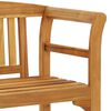 vidaXL Zahradní lavice 114 cm masivní akáciové dřevo