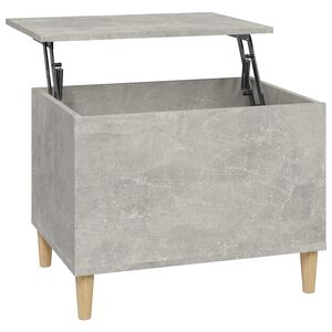 vidaXL Konferenčn&iacute; stolek betonově &scaron;ed&yacute; 60x44,5x45 cm kompozitn&iacute; dřevo