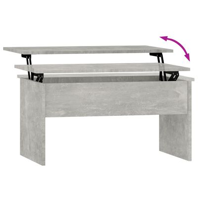 vidaXL Konferenční stolek betonově šedý 80 x 50,5 x 41,5 cm kompozit