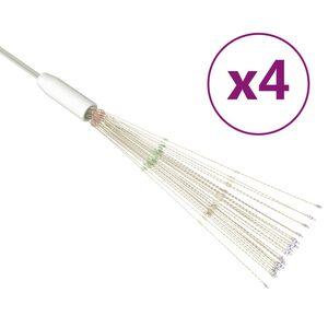 vidaXL Venkovn&iacute; v&aacute;nočn&iacute; ohňostroje 4 ks v&iacute;cebarevn&eacute; 20 cm 560 LED diod