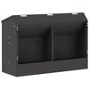 vidaXL Krm&iacute;tko pro kr&aacute;l&iacute;ky Čern&aacute; 64,5 x 25,5 x 45,5 cm 6 kg