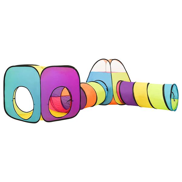 vidaXL Dětský stan na hraní s 250 míčky vícebarevný 190 x 264 x 90 cm