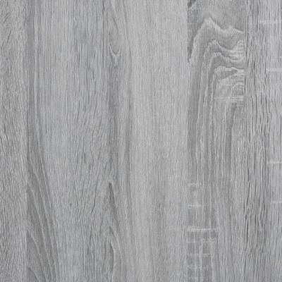 vidaXL Botník šedý sonoma 60 x 34 x 96,5 cm kompozitní dřevo