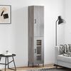 vidaXL Skř&iacute;ň highboard &scaron;ed&aacute; sonoma 34,5 x 34 x 180 cm kompozitn&iacute; dřevo
