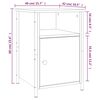 vidaXL Nočn&iacute; stolek dub sonoma 40 x 42 x 60 cm kompozitn&iacute; dřevo