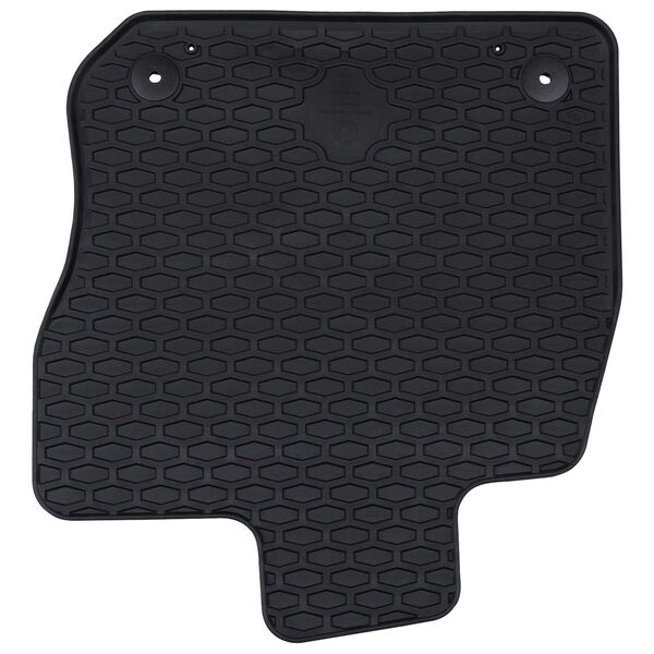 vidaXL Autokoberec 4 pcs Čern&aacute; vhodn&eacute; pro VW GOLF VIII MHEV 2020- Guma