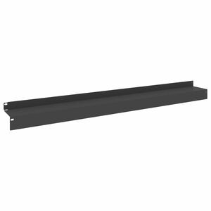vidaXL Okraj tr&aacute;vn&iacute;ku 10 ks 100 x 10 x 8 cm Ocel Čern&aacute;