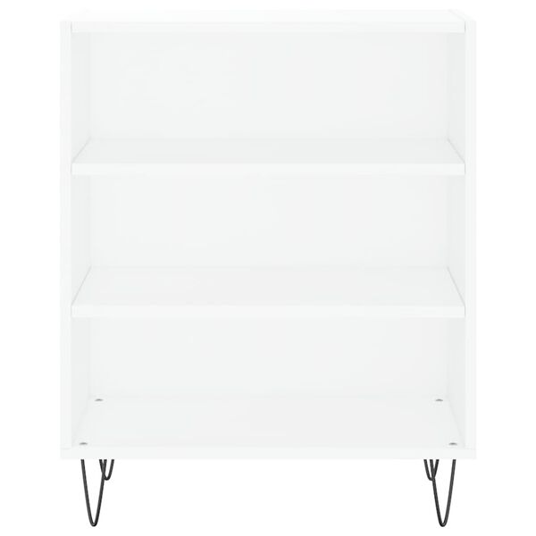 vidaXL Př&iacute;born&iacute;k b&iacute;l&yacute; 57 x 35 x 70 cm kompozitn&iacute; dřevo