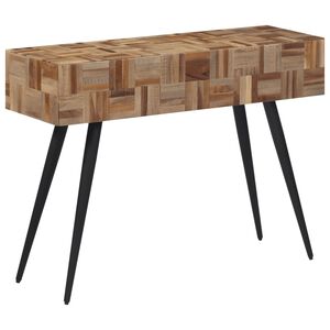 vidaXL Konzolov&yacute; stolek 110 x 34 x 80 cm masivn&iacute; recyklovan&yacute; teak