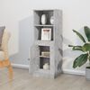 vidaXL Skř&iacute;ň highboard betonově &scaron;ed&aacute; 36x35,5x103,5 kompozitn&iacute; dřevo