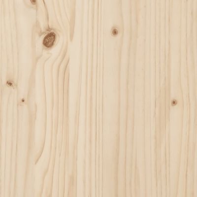 vidaXL Stojan na dřevo na kolečkách 40 x 49 x 110 cm masivní borovice