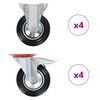 vidaXL 8 ks pojezdov&aacute; kolečka 160 mm