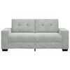 vidaXL Loveseat Sofa světle &scaron;ed&aacute; 180x77x82 cm samet