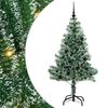 vidaXL Uměl&yacute; v&aacute;nočn&iacute; stromeček se sněhem a LED osvětlen&iacute;m 150 cm