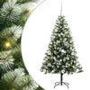 vidaXL Uměl&yacute; v&aacute;nočn&iacute; stromeček s uměl&yacute;m sněhem 150 LED Tepl&aacute; b&iacute;l&aacute;