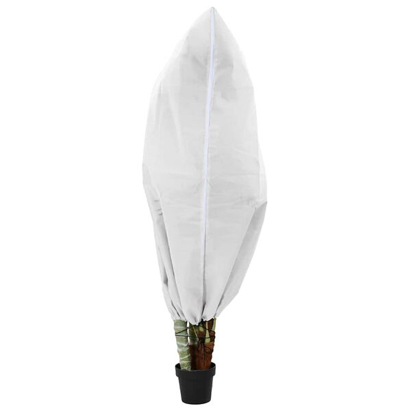 vidaXL Ochrann&eacute; fleecov&eacute; deky na rostliny proti mrazu 5 pcs B&iacute;l&aacute;