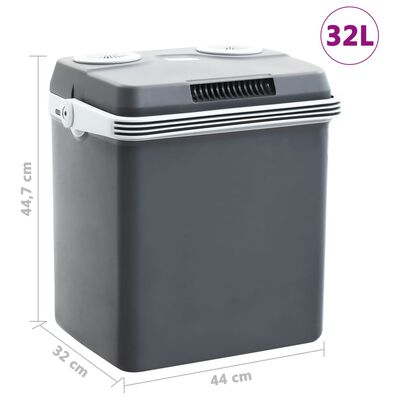 vidaXL Přenosný termoelektrický chladicí box 32 l 12 V 230 V A++