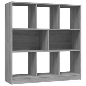 vidaXL Knihovna &scaron;ed&aacute; sonoma 97,5 x 29,5 x 100 cm kompozitn&iacute; dřevo