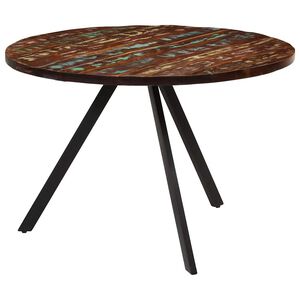 vidaXL J&iacute;deln&iacute; stůl 110 x 75 cm masivn&iacute; recyklovan&eacute; dřevo
