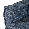 vidaXL Modul&aacute;rn&iacute; pohovka 4 pcs Indigo 70 x 70 x 56 cm textil