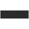 vidaXL Parapet okna Čern&yacute; s dřevěnou strukturou 140 x 40 x 4,5 cm PVC