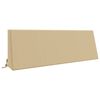 vidaXL Z&aacute;dov&yacute; polstr SOEST 100% polyester B&eacute;žov&aacute; 120 x 20 x 40 cm
