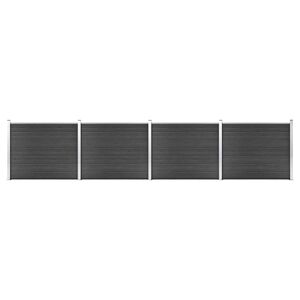 vidaXL Set plotov&eacute;ho d&iacute;lce WPC 699 x 146 cm &scaron;ed&yacute;