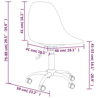 vidaXL Otočné jídelní židle 4 ks světle šedé PP