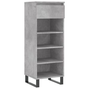 vidaXL Botn&iacute;k betonově &scaron;ed&yacute; 40x36x105 cm kompozitn&iacute; dřevo