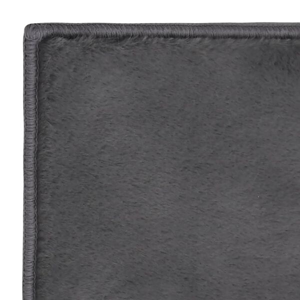 vidaXL Koberec uměl&aacute; kr&aacute;lič&iacute; kůže 180 x 270 cm antracitov&yacute;