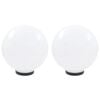 vidaXL Kulovit&eacute; LED lampy 2 ks koule 30 cm PMMA