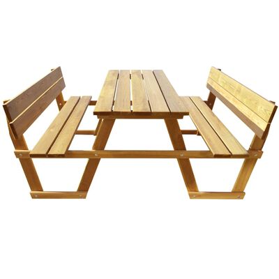 vidaXL Piknikový stůl a lavice 150x184x80 cm impregnované borové dřevo